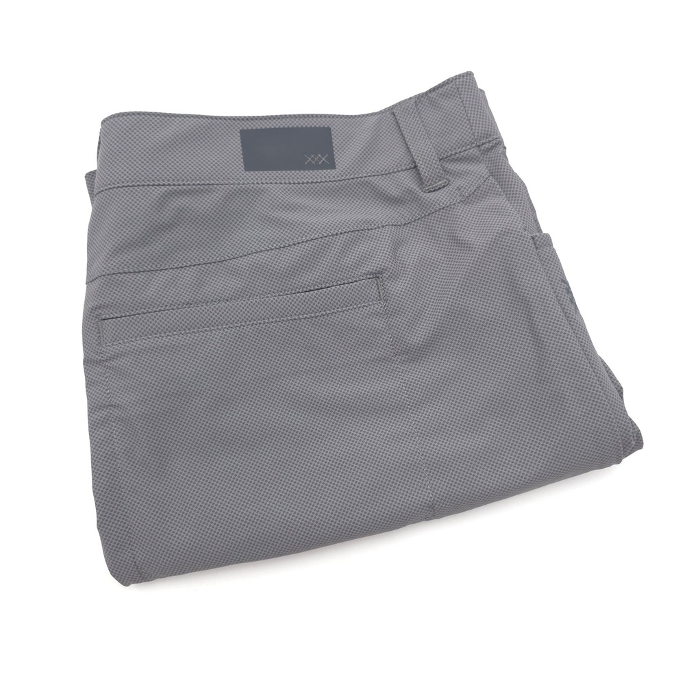 Rhone Shorts Mens 35 Gray Geometric AOP Momentum Stretch 7" Inseam Performance